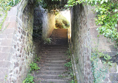 Escalier du fort du Corbeau